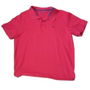 IZOD Men's Polo Shirt Red Short Sleeves Cotton Blend Size XXL Advantage Line